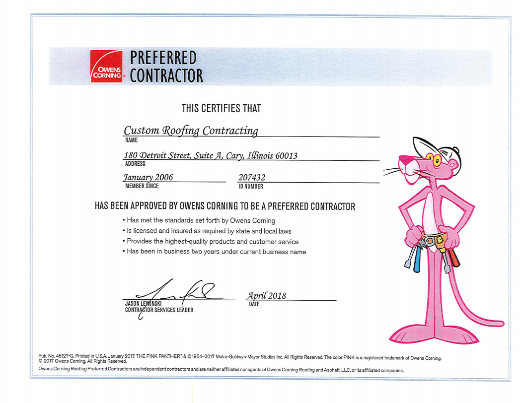 Certifications