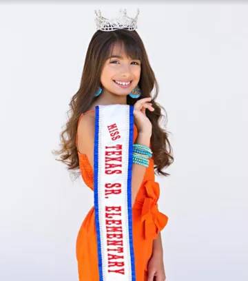 Kali Soliz Miss Texas Sr Elementary of America 2019