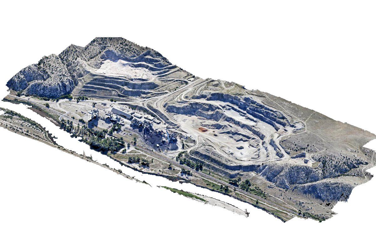 Digital Surface Model. Holcim Trident Cement Plant, Three Forks MI
