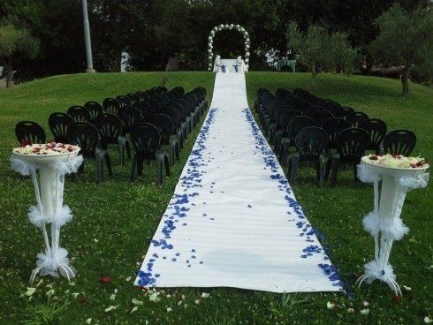 giardino per ricevimenti all'aperto