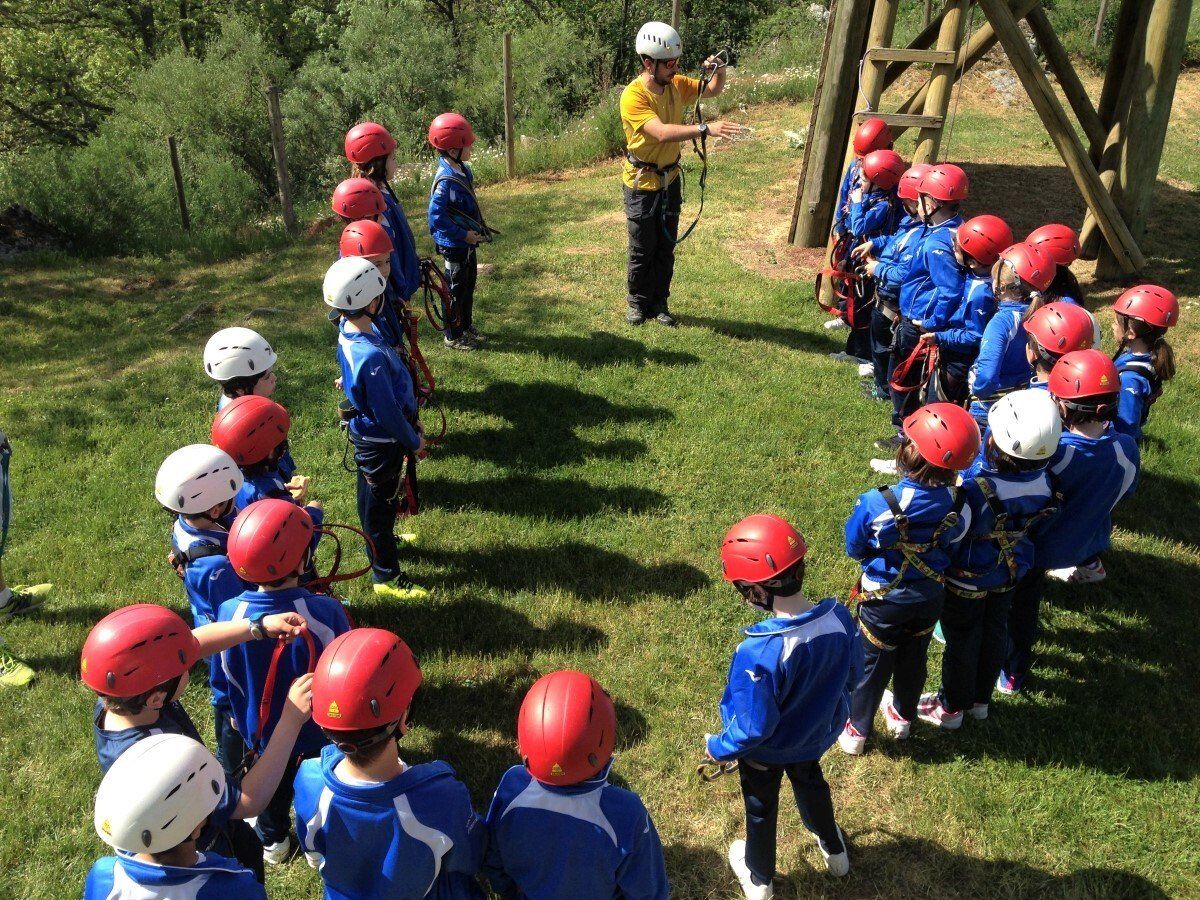 actividades para colegios en Lumbreras. Parque aventura