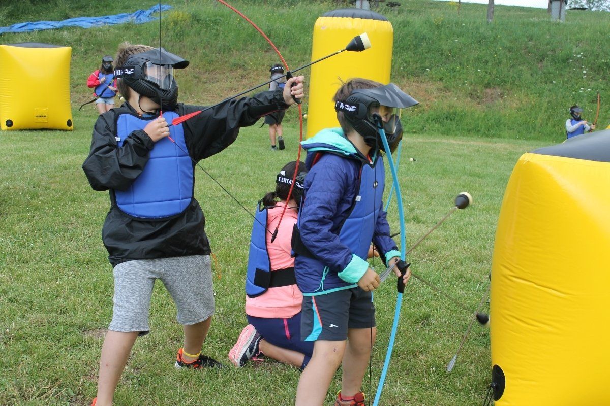 Archery Tag,  actividades con Riojaventura en Lumbreras.