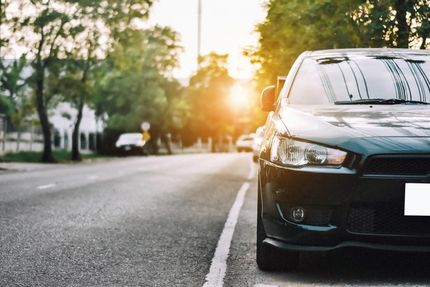 clean car on the street