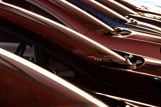 line of cars