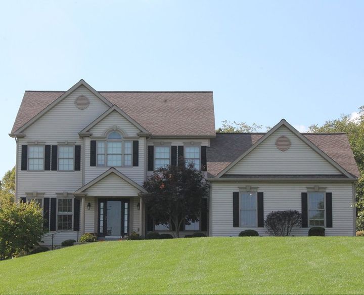 Custom Home — Modern House Design with Terrace in Saxonburg, PA