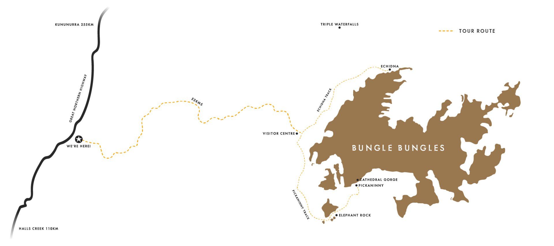 Bungle Bungle Map