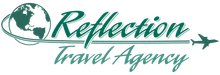 Click to go home Reflection Travel Agency Logo