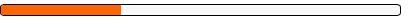 A white and orange battery with a shadow on a white background.