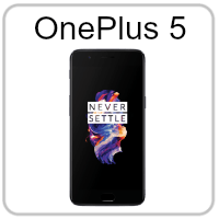 A picture of a oneplus 5 on a white background.