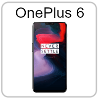 A picture of a oneplus 6 on a white background.