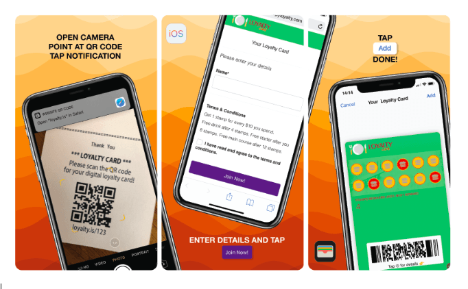A screenshot of a qr code app on a cell phone.