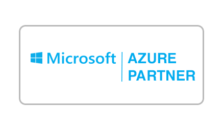 The microsoft azure partner logo is on a white background.