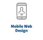 An icon of a cell phone with a person on the screen.