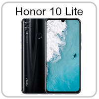 A picture of a honor 10 lite phone with a bird on the screen.