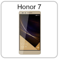 A picture of a honor 7 phone on a white background