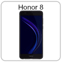 A picture of a honor 8 cell phone on a white background.
