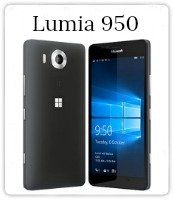 The lumia 950 is a microsoft phone with a windows 10 operating system.