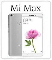 A mi max phone with a pink flower on the screen.