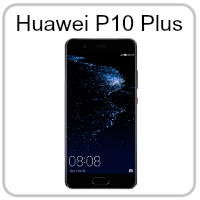 A picture of a huawei p10 plus phone on a white background.