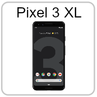 A pixel 3 xl cell phone is shown on a white background.