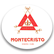Un cerchio bianco con il nome montecristo sopra