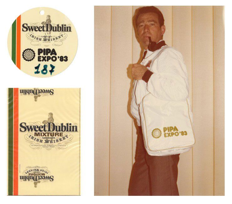 Un uomo che tiene in mano una borsa con la scritta 