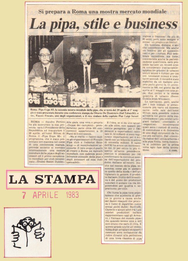 Un articolo di giornale intitolato 