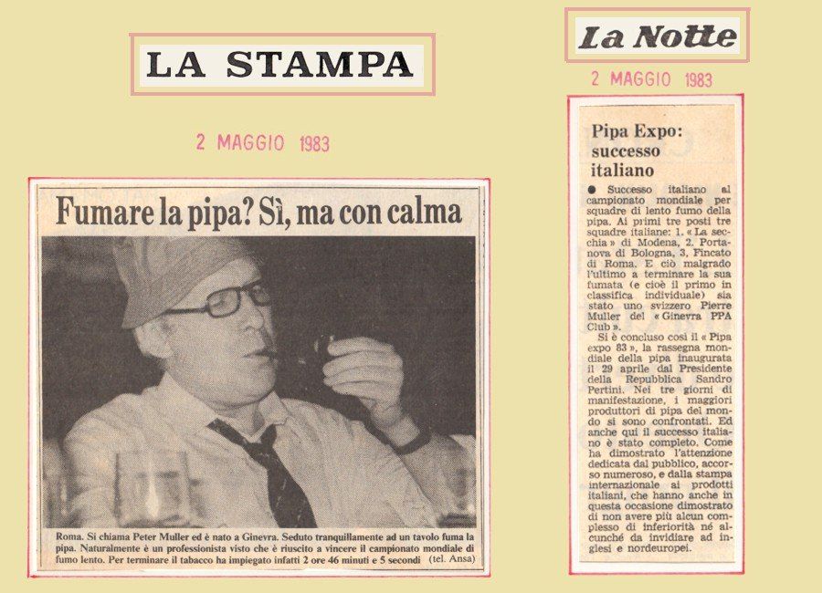 Un articolo di giornale intitolato 