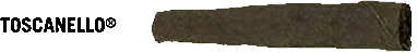 Primo piano di un pezzo di legno con la parola toscanello scritta sopra.