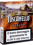 A box of veneto toscanello scelto cigarettes