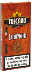 Un pacchetto di sigarette Toscano Extra Vecchio