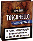 A box of toscano toscanello aroma anice cigars