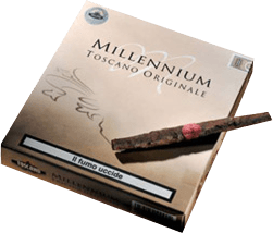 Una scatola di sigari originali millennium toscano