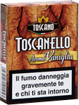 A box of toscano toscanello aroma vaniglia cigarettes