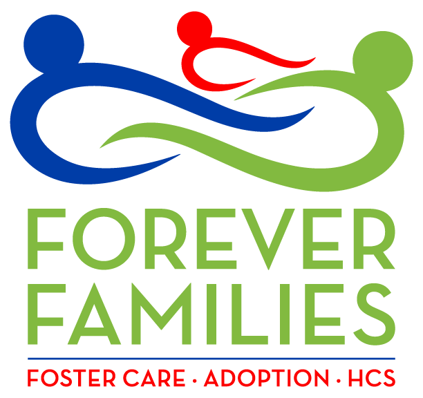 Logo: Blue, green, and red figures intertwined above the words