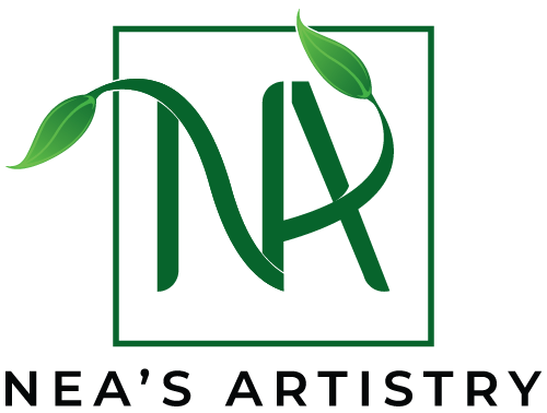 Green logo with