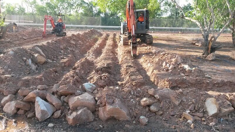 Excavations, Trenching And Clearing Of Drains
