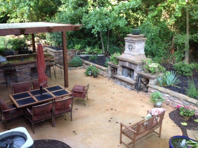 Outdoor Fireplace