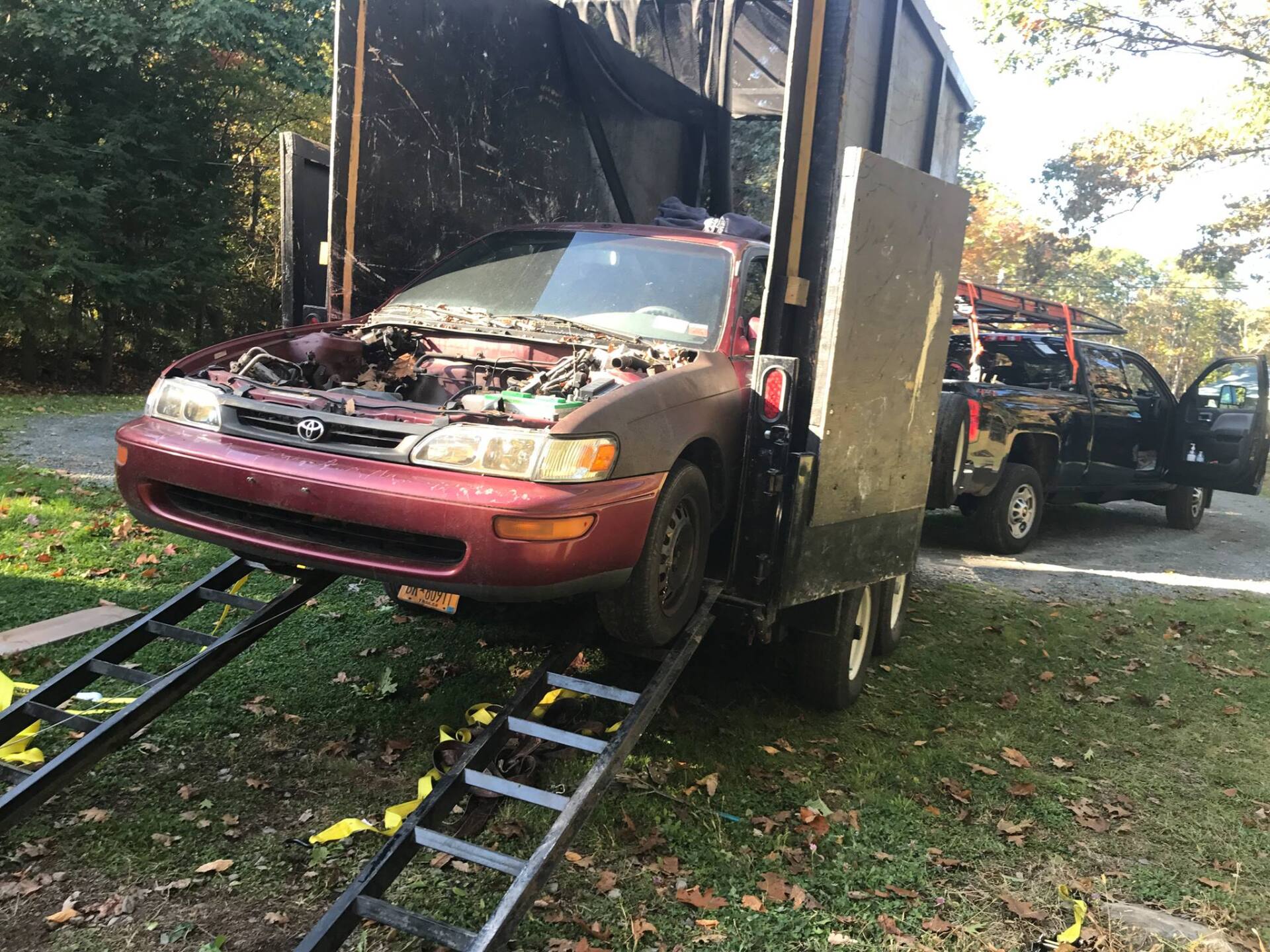 Car On Truck | Rock Hill, NY | Garcia’s Property Preservation