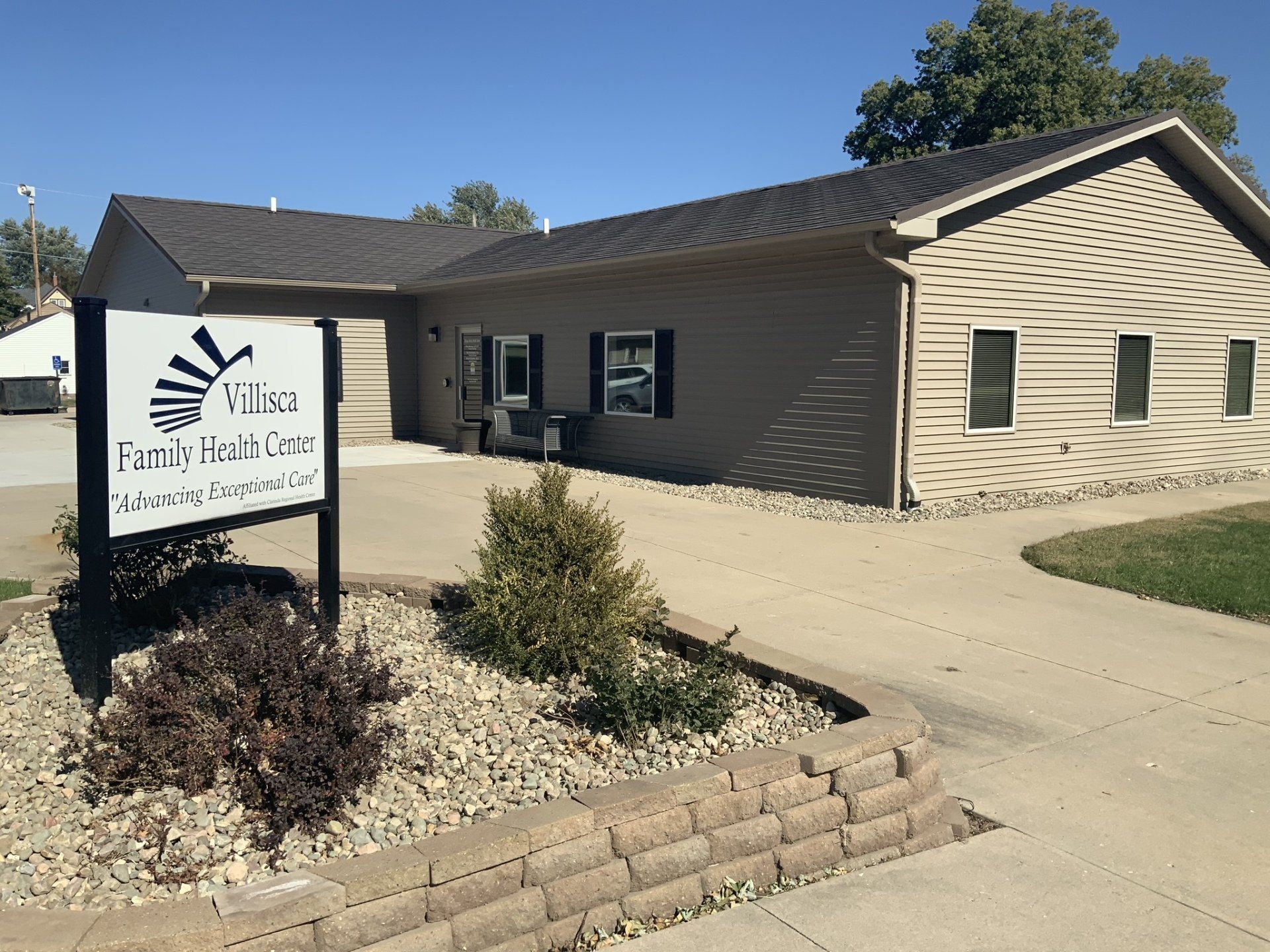 Exterior of the Villisca Family Health Center