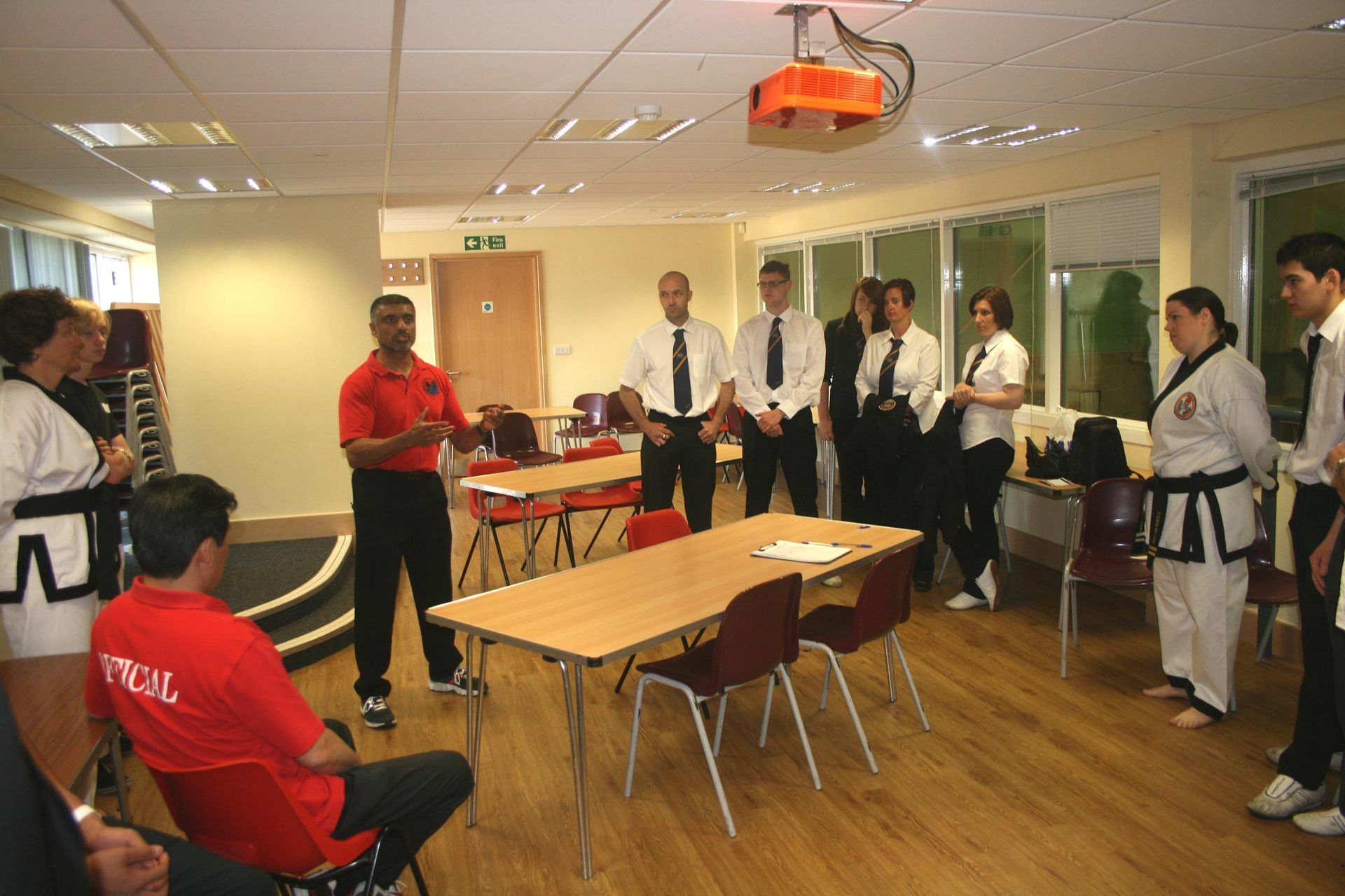 karate coach room