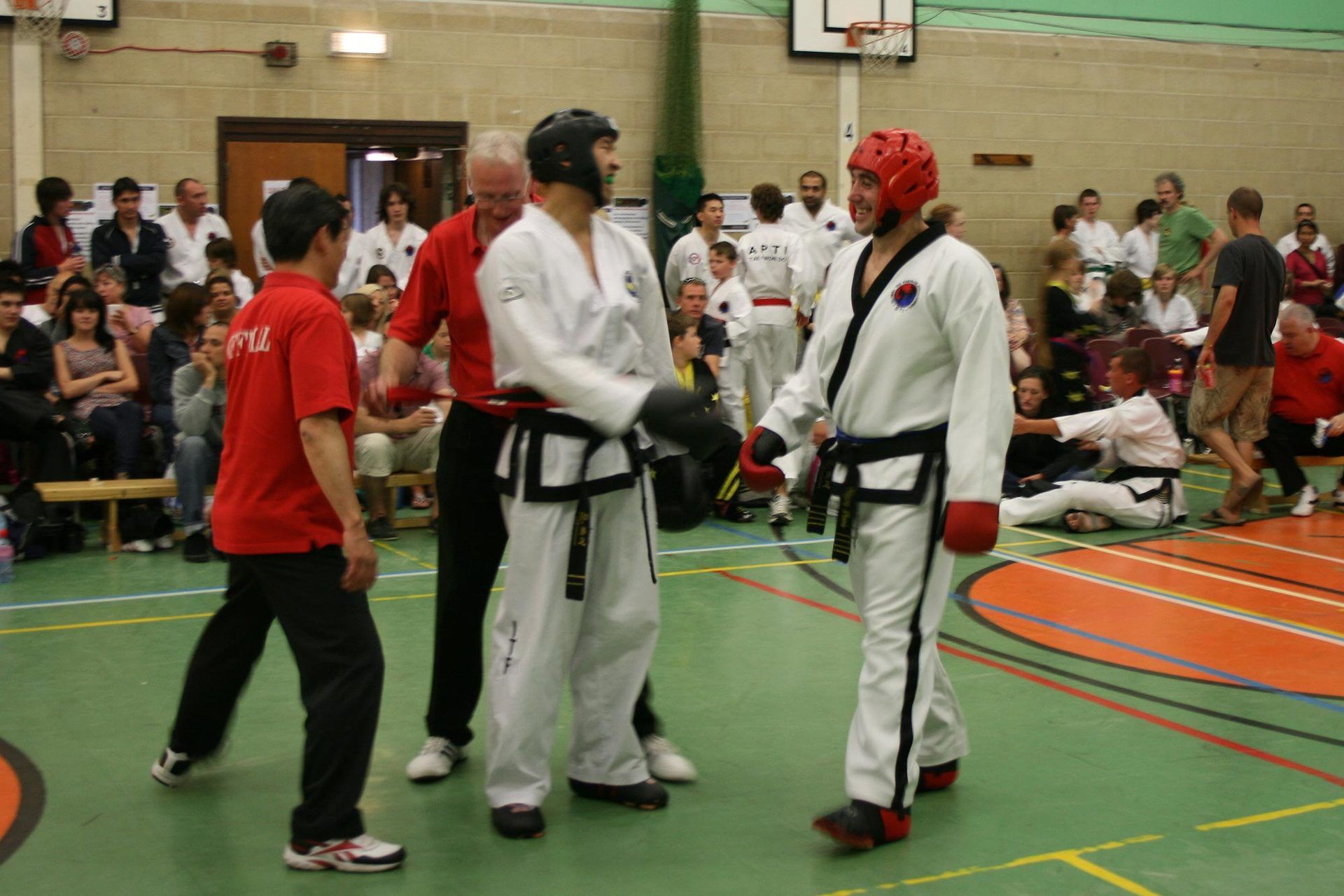 adult karate players