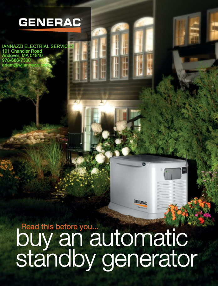 CLICK FOR COMPLETE BROCHURE GENERAC BROCHURE IMAGE