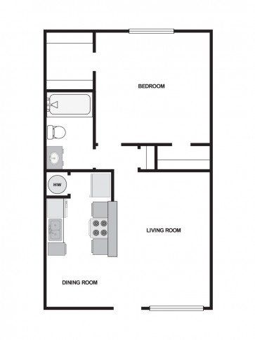 Arbor Creek Apts Floorplan