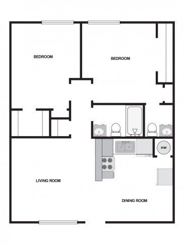 Arbor Creek Apts Floorplan