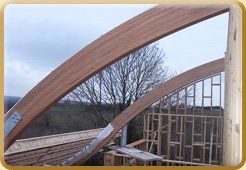 Glulam beams - Coleraine, Londonderry - Old Manse Joinery - glulam beams