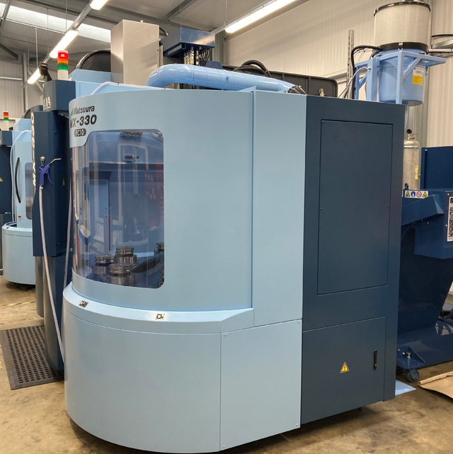 Fourth Matsuura MX330 pallet loading 5-axis mill adds to Abbey's