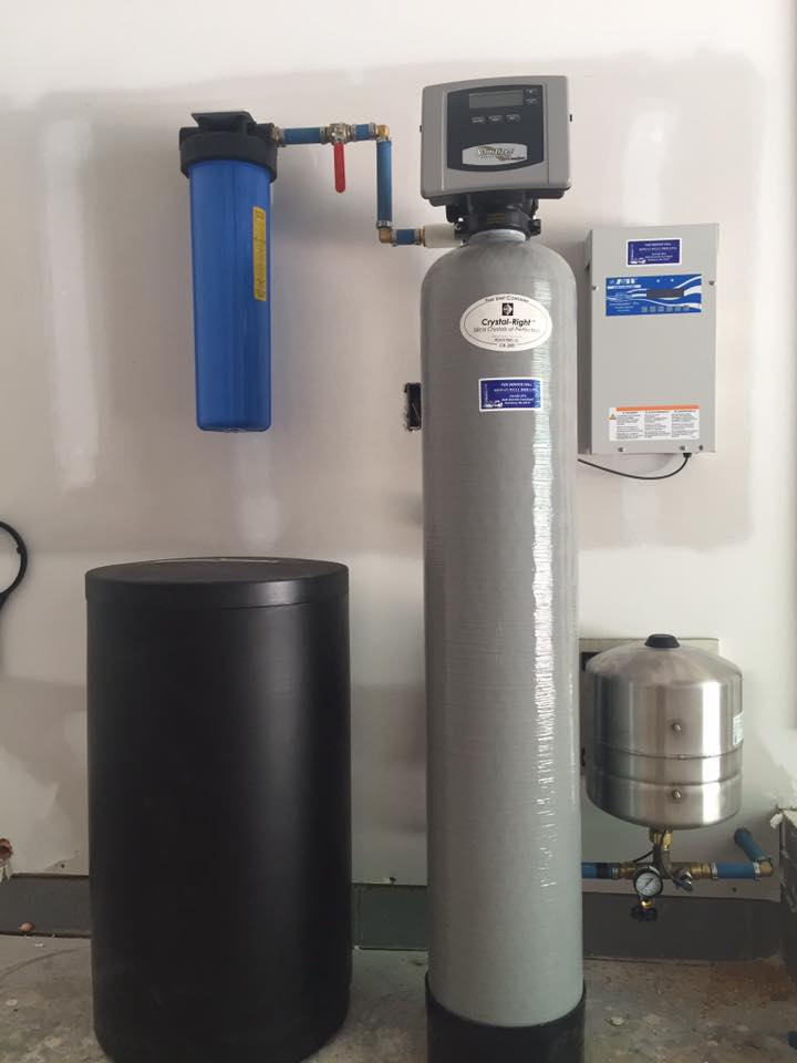 Emergency Plumbing — Water Tank And Blue Filter Filter in Salisbury, NC