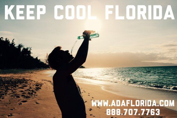 Man Drinking Water on a Beach — Florida — Air Duct Aseptics Man Drinking Water on a Beach — Florida — Air Duct Aseptics