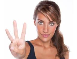 Woman Raising 3 Fingers — Florida — Air Duct Aseptics
